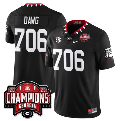 UGA Vapor Limited Jersey - SEC Football Champions - All Stitched