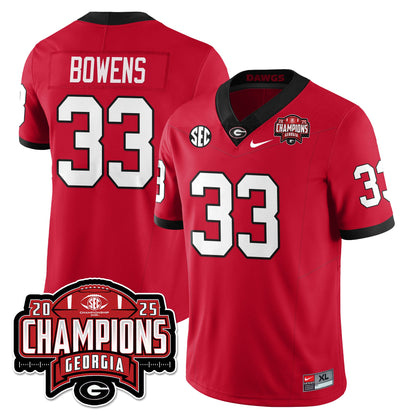 UGA Vapor Limited Jersey - SEC Football Champions - All Stitched