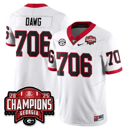 UGA Vapor Limited Jersey - SEC Football Champions - All Stitched