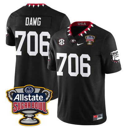 UGA Vapor Limited Football Jersey - Sugar Bowl