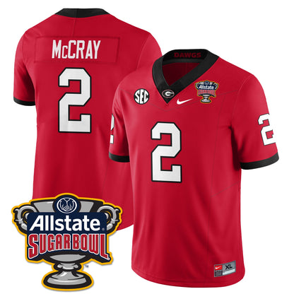 UGA Vapor Limited Football Jersey - Sugar Bowl