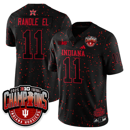 Indiana Hoosiers Stranger Things Vapor Limited Football Jersey - Big 10 Champions - All Stitched