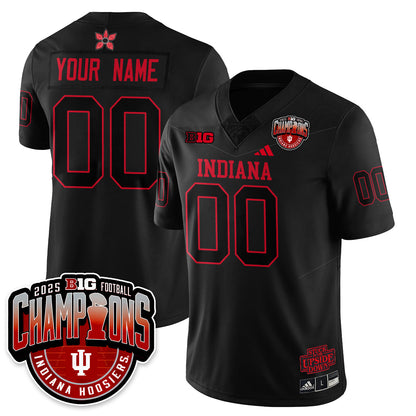 Indiana Hoosiers Stranger Things Vapor Limited Football Jersey - Big 10 Champions - All Stitched