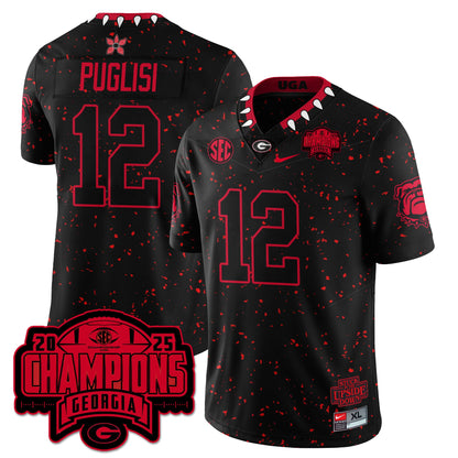 UGA Stranger Things Vapor Limited Jersey - SEC Football Champions - All Stitched