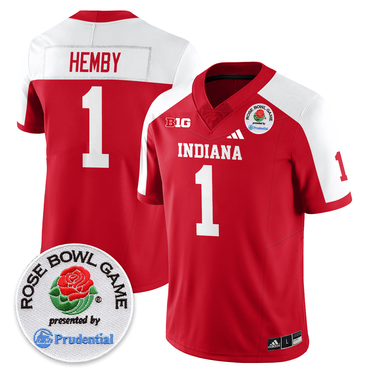 Indiana Hoosiers Vapor Limited Football Jersey - Rose Bowl - All Stitched