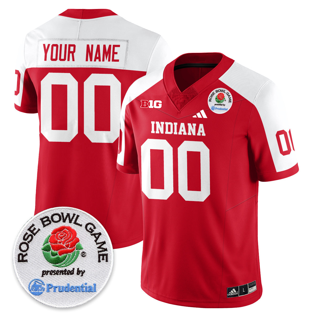 Indiana Hoosiers Vapor Limited Football Jersey - Rose Bowl - All Stitched