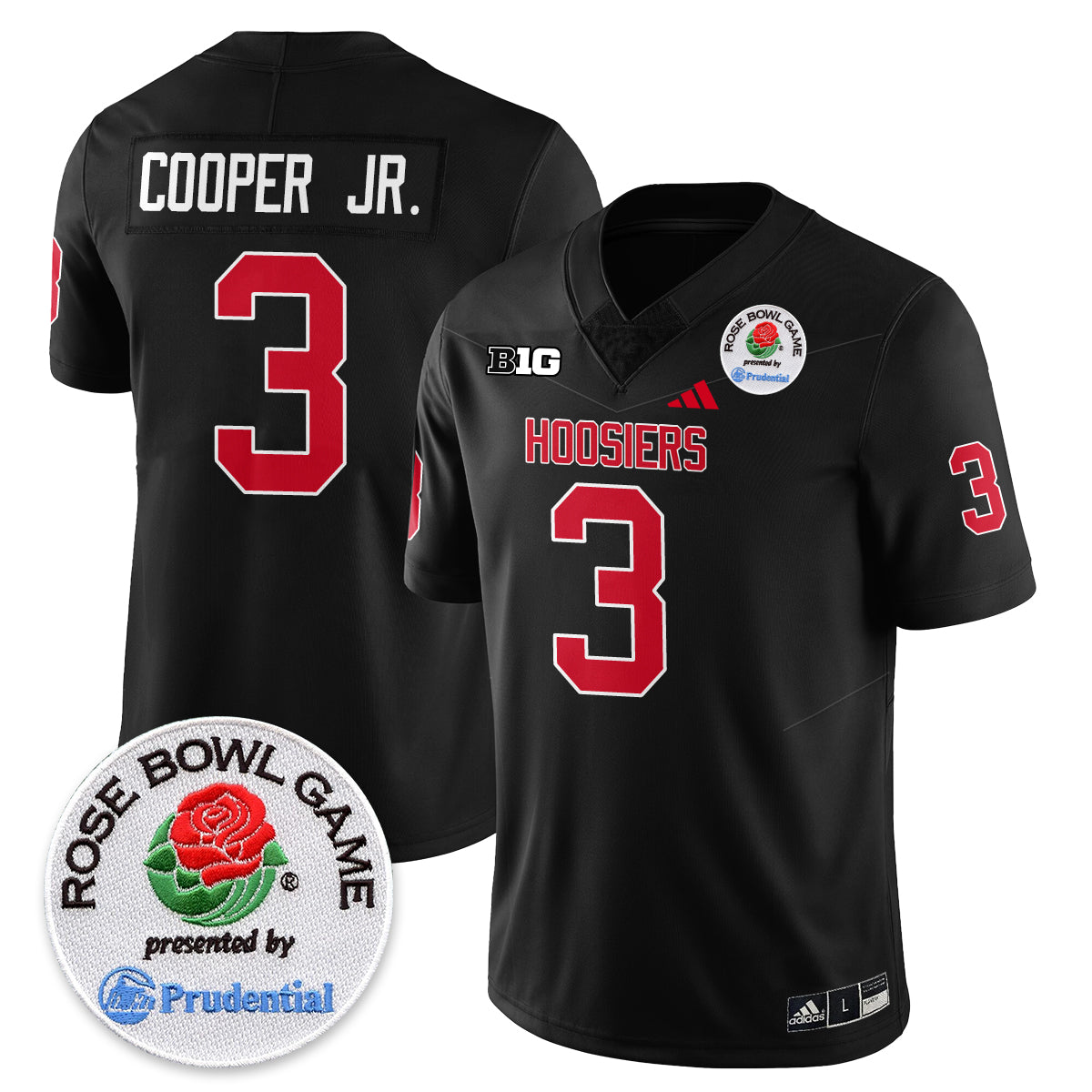 Indiana Hoosiers Vapor Limited Football Jersey - Rose Bowl - All Stitched