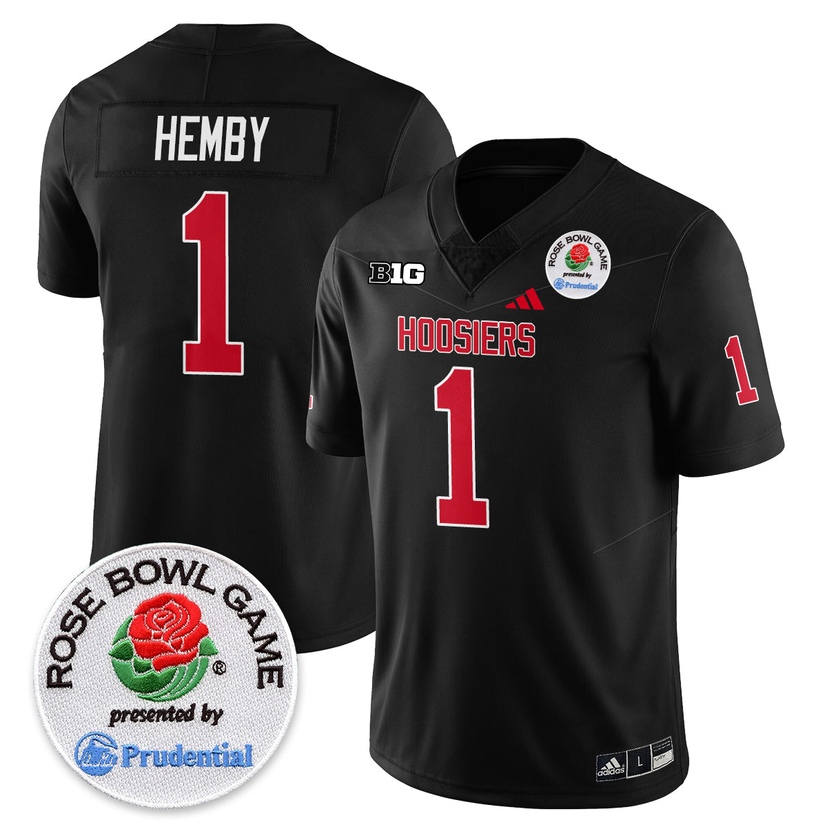 Indiana Hoosiers Vapor Limited Football Jersey - Rose Bowl - All Stitched