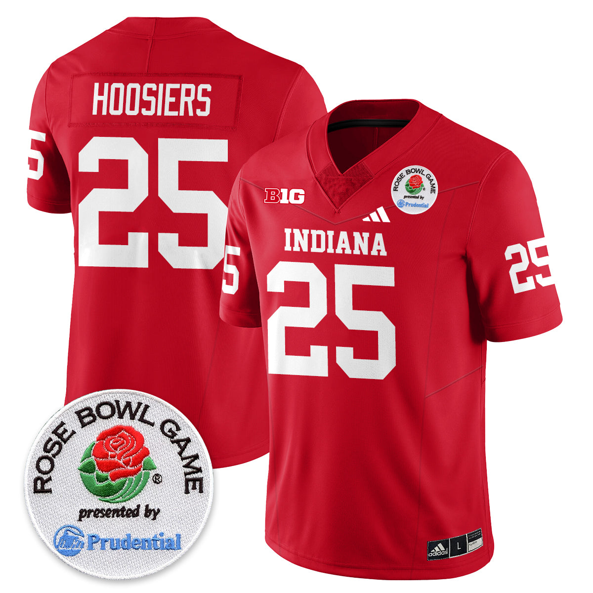 Indiana Hoosiers Vapor Limited Football Jersey - Rose Bowl - All Stitched