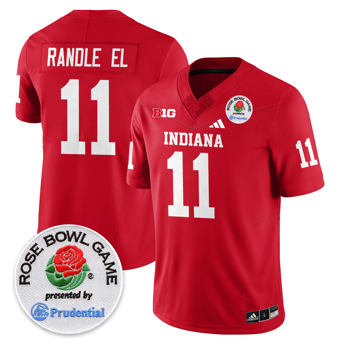 Indiana Hoosiers Vapor Limited Football Jersey - Rose Bowl - All Stitched