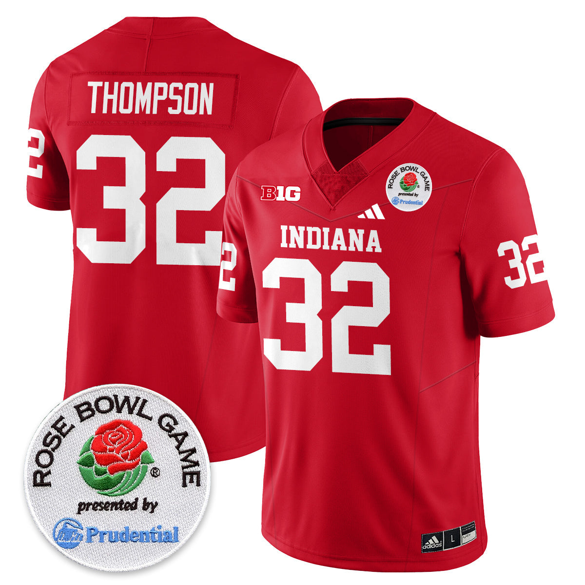 Indiana Hoosiers Vapor Limited Football Jersey - Rose Bowl - All Stitched