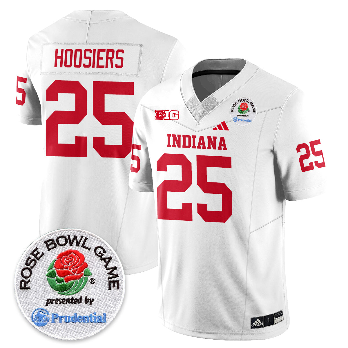 Indiana Hoosiers Vapor Limited Football Jersey - Rose Bowl - All Stitched