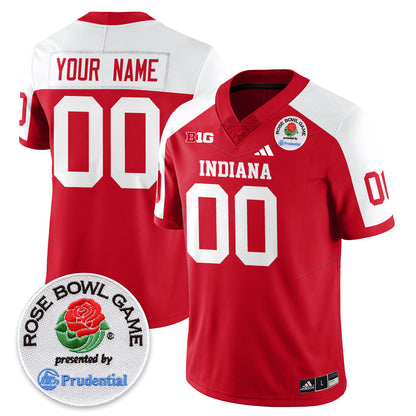 Indiana Hoosiers Vapor Limited Football Custom Jersey - Rose Bowl - All Stitched