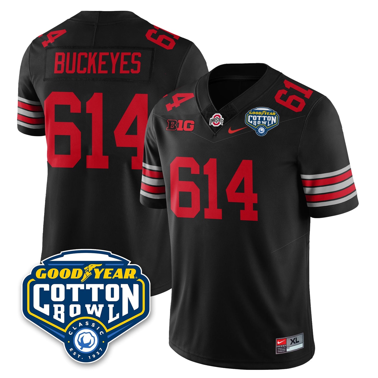 OSU Football Vapor Limited Jersey - Cotton Bowl