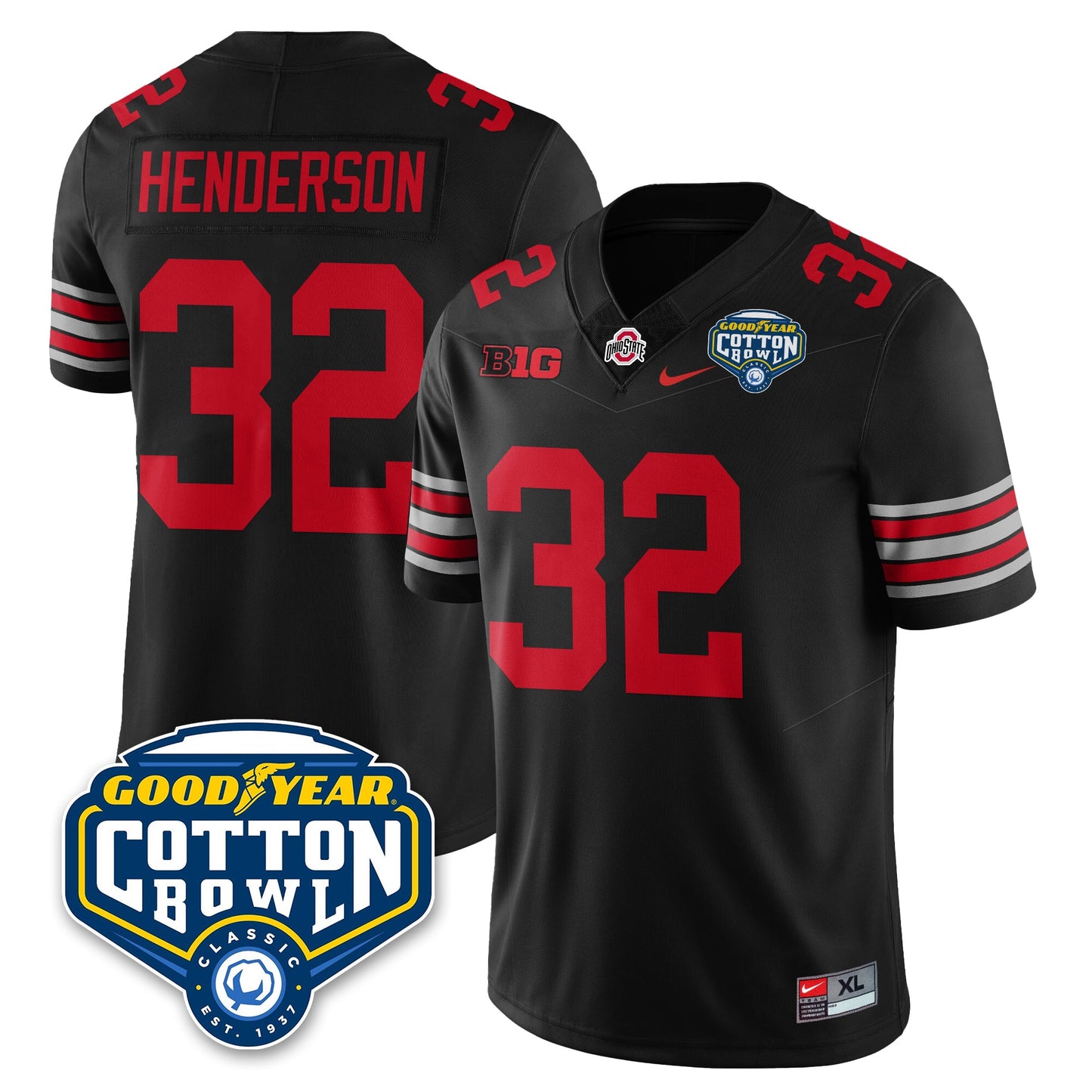 OSU Football Vapor Limited Jersey - Cotton Bowl