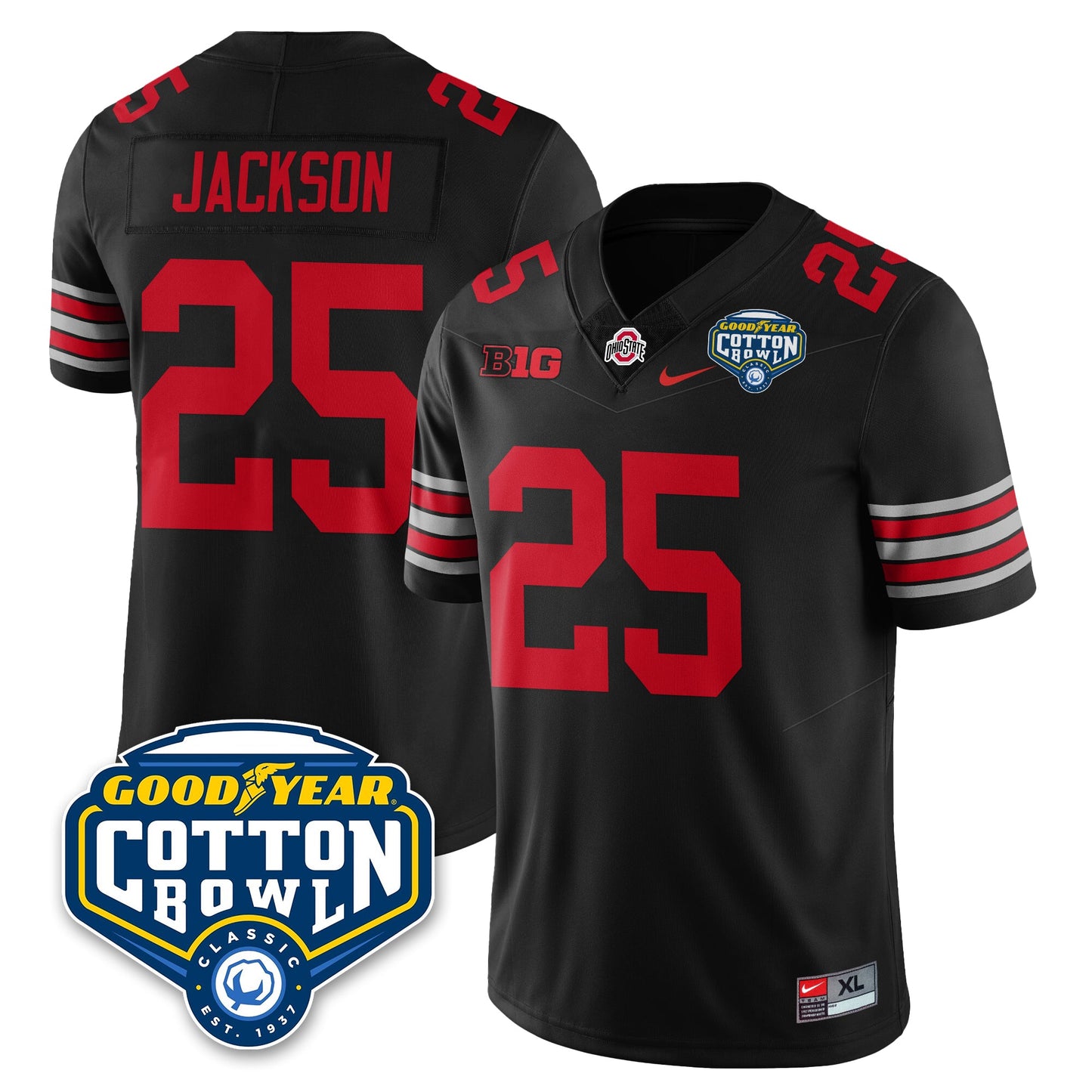OSU Football Vapor Limited Jersey - Cotton Bowl