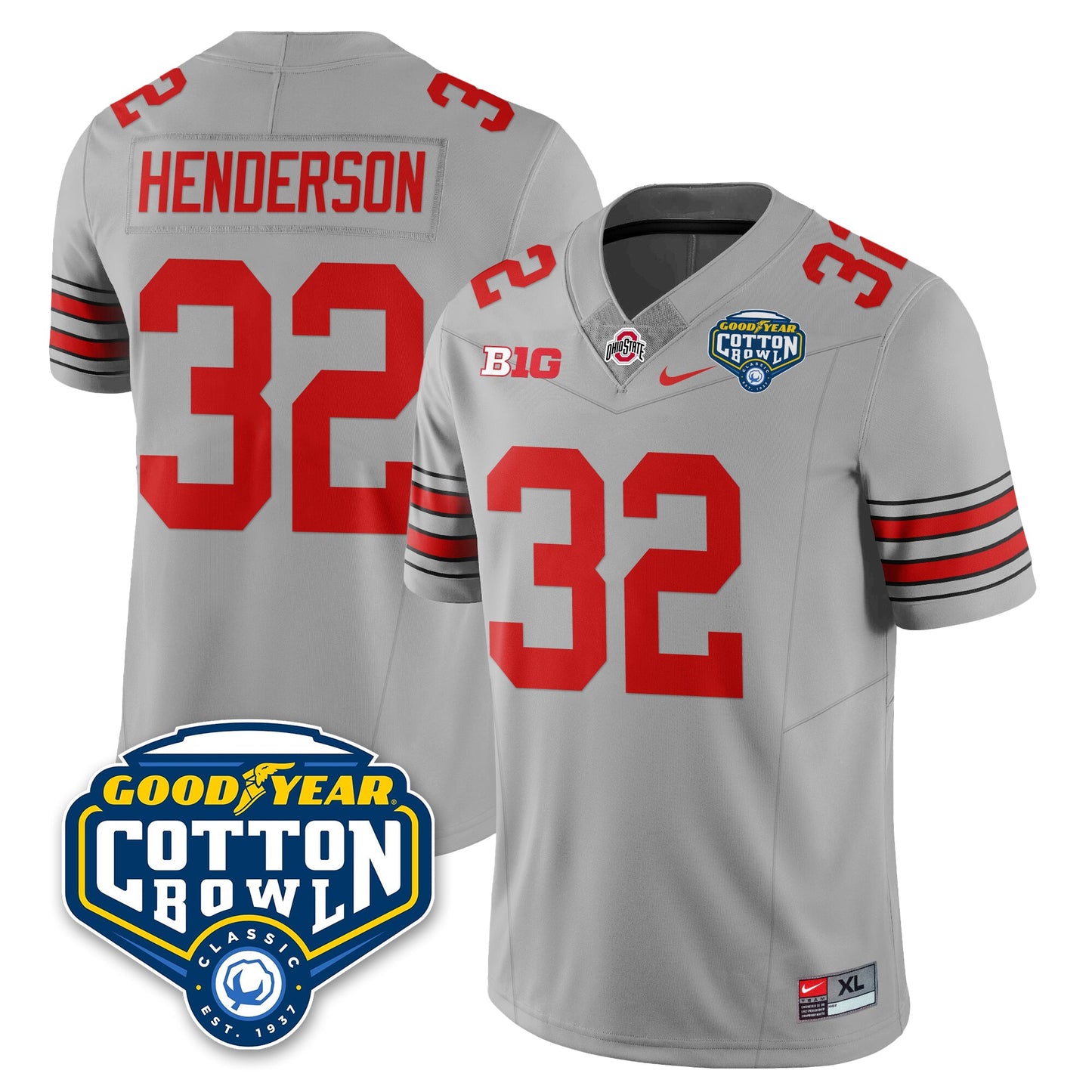 OSU Football Vapor Limited Jersey - Cotton Bowl