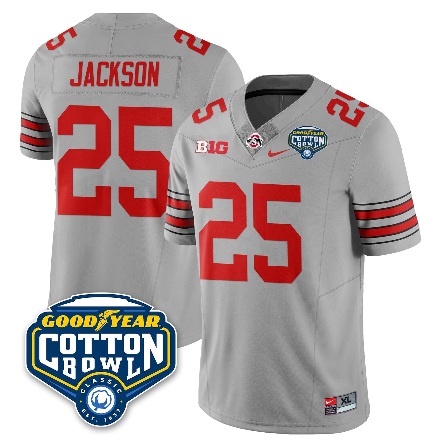 OSU Football Vapor Limited Jersey - Cotton Bowl
