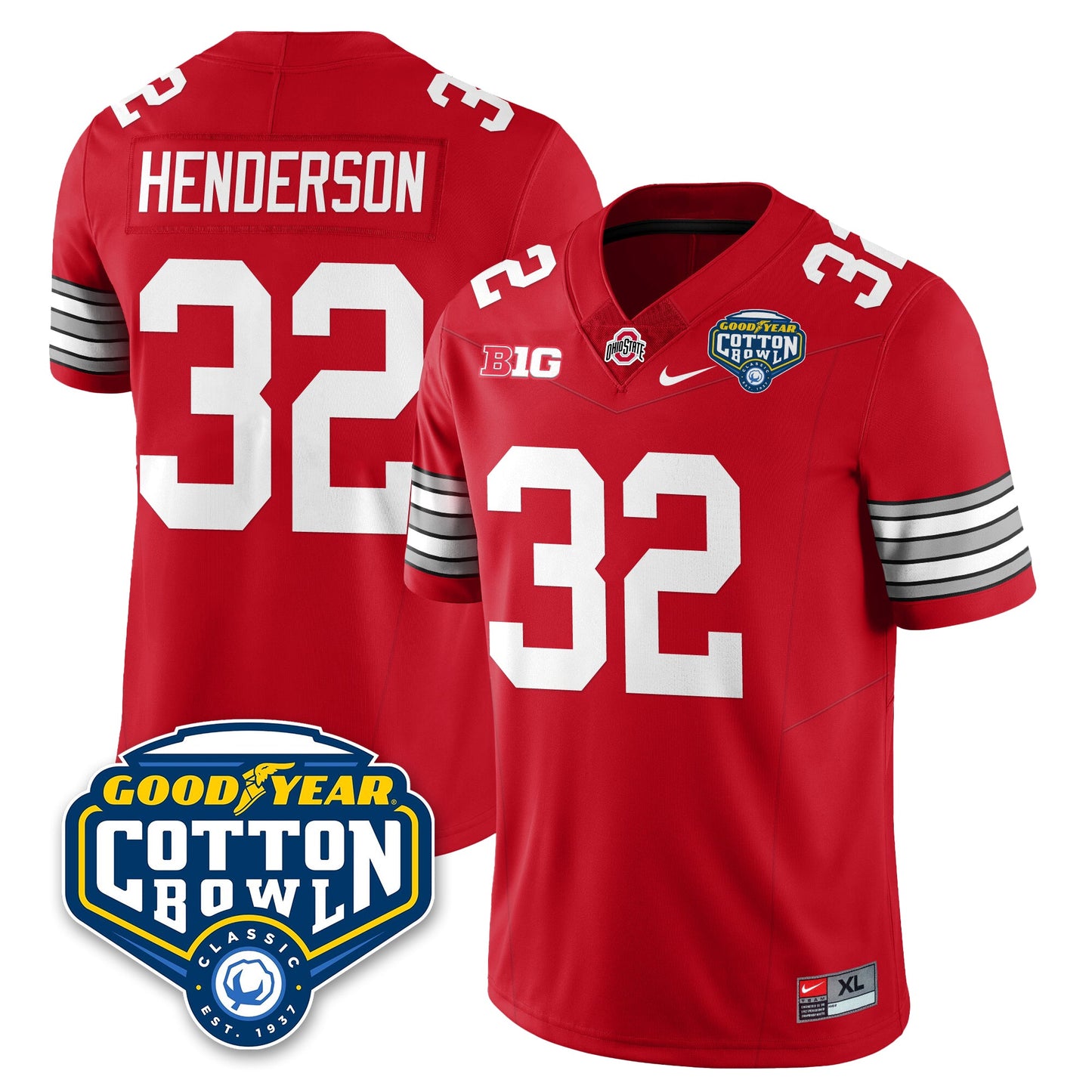 OSU Football Vapor Limited Jersey - Cotton Bowl
