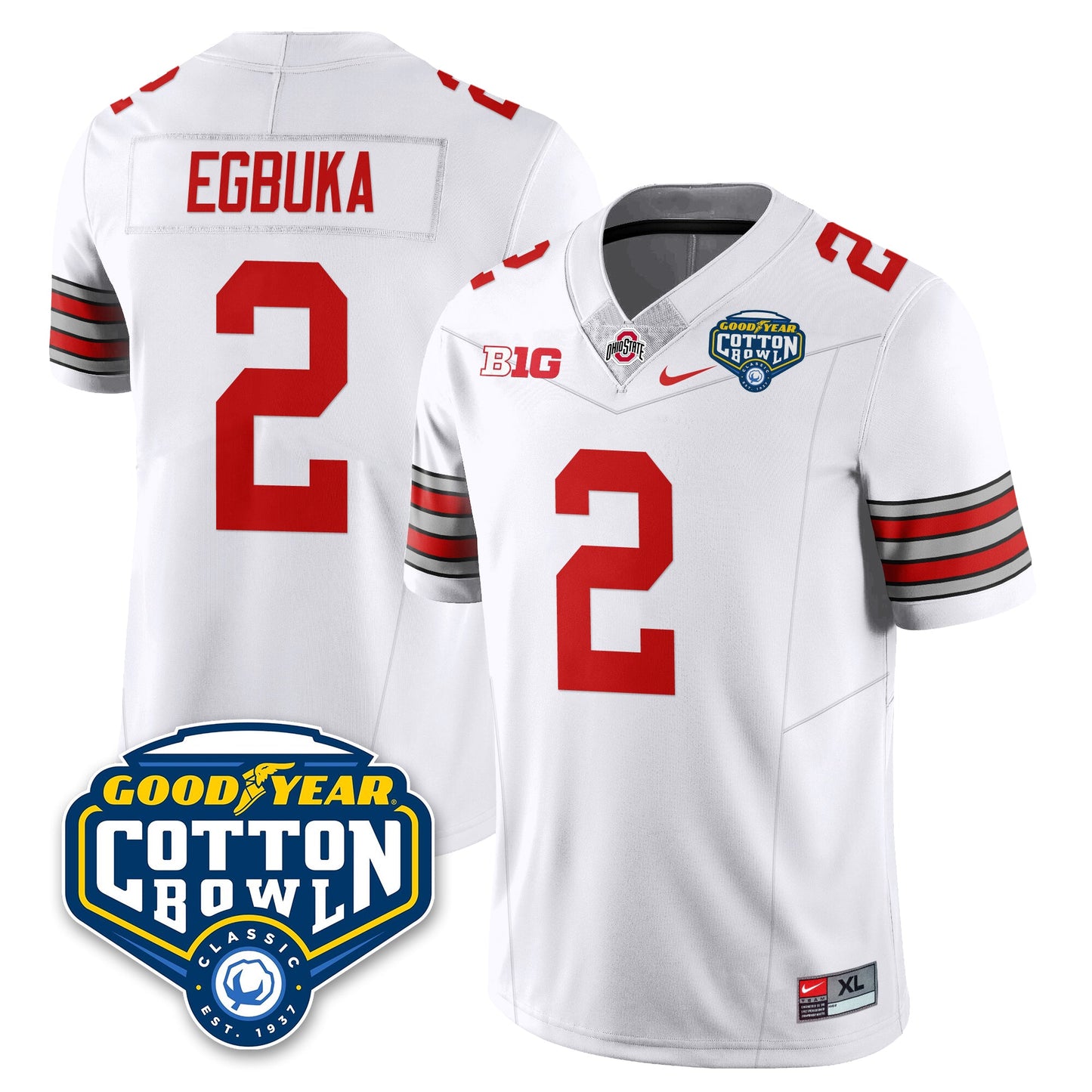OSU Football Vapor Limited Jersey - Cotton Bowl