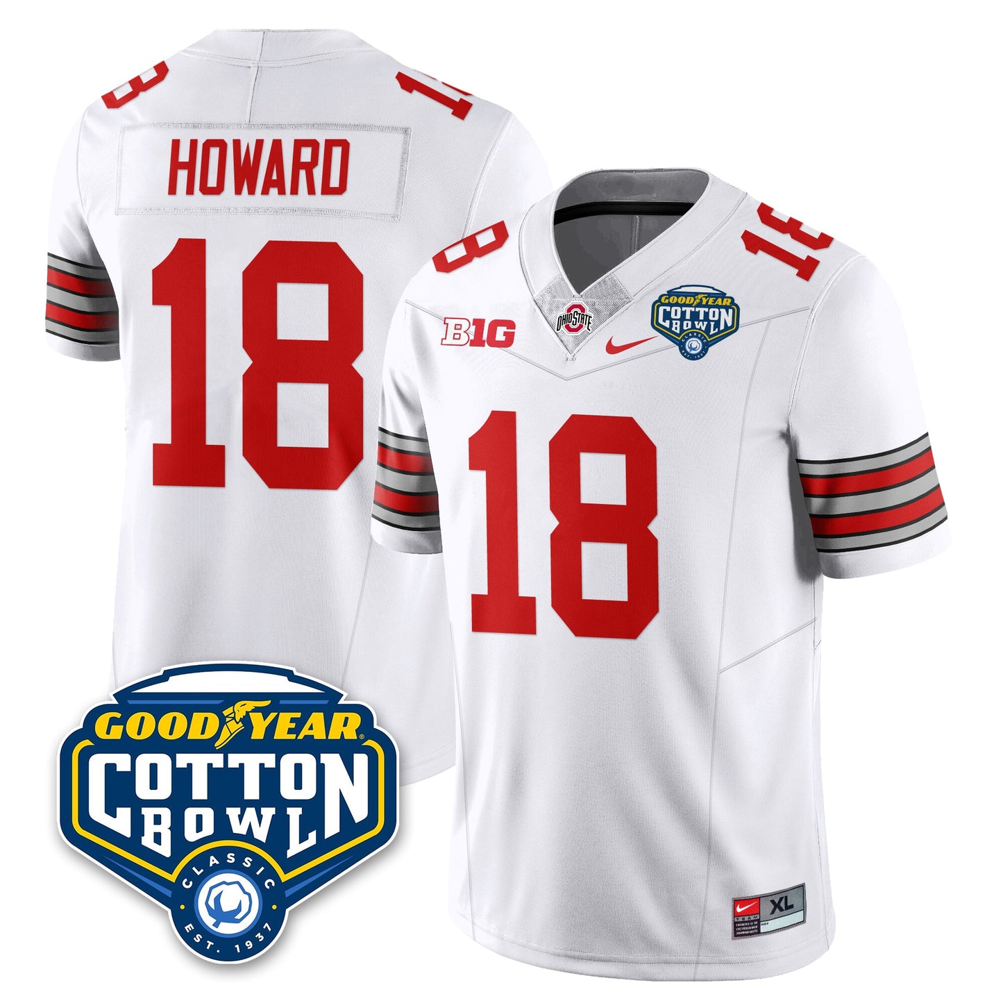 OSU Football Vapor Limited Jersey - Cotton Bowl
