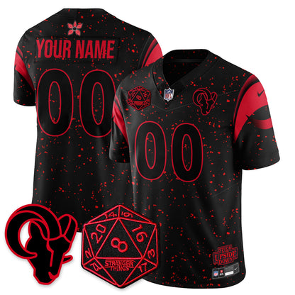 Custom LAR Stranger Things Vapor Limited Jersey - All Stitched
