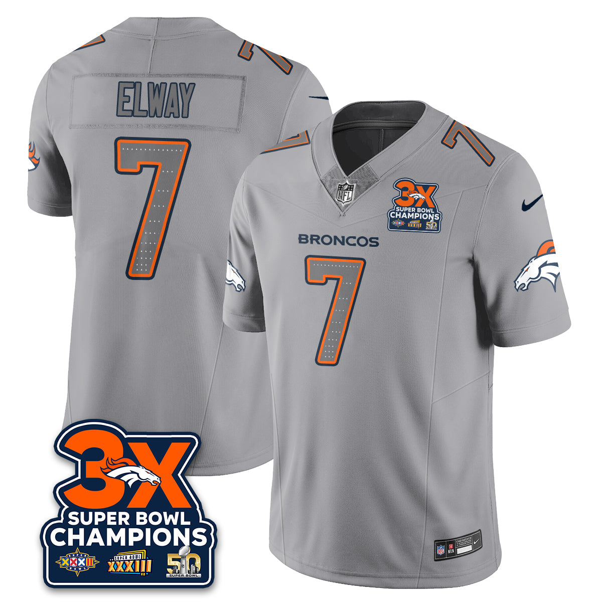 DEN Atmosphere Vapor Limited Jersey - All Stitched