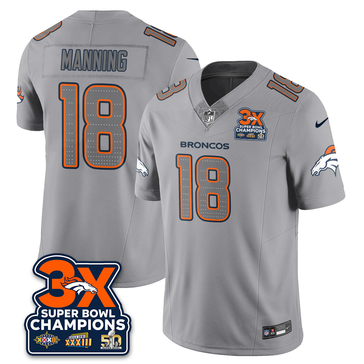 DEN Atmosphere Vapor Limited Jersey - All Stitched