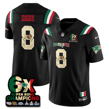 NE Mexico Vapor Limited Jersey - All Stitched