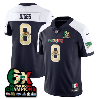 NE Mexico Vapor Limited Jersey - All Stitched