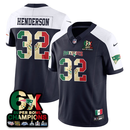 NE Mexico Vapor Limited Jersey - All Stitched