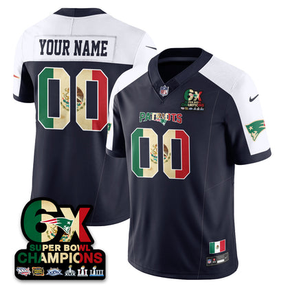 Custom NE Mexico Vapor Limited Jersey - All Stitched
