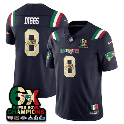 NE Mexico Vapor Limited Jersey - All Stitched