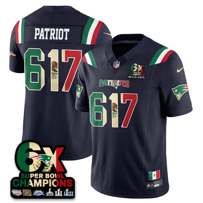 NE Mexico Vapor Limited Jersey - All Stitched