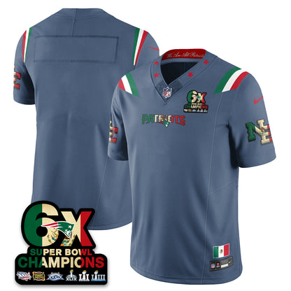 NE Mexico Vapor Limited Jersey - All Stitched