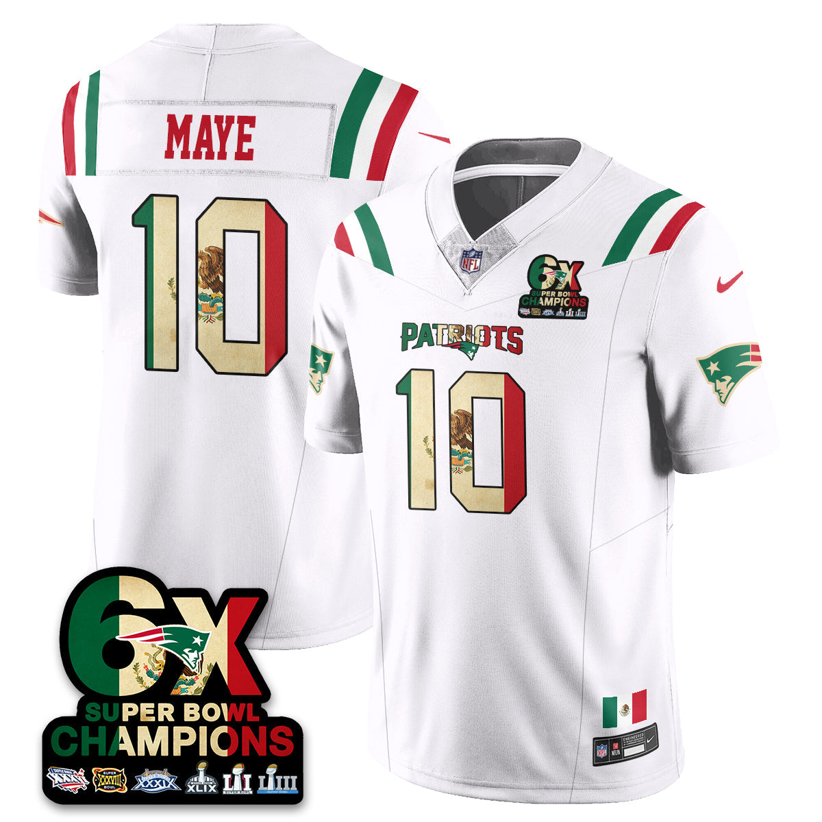 NE Mexico Vapor Limited Jersey - All Stitched