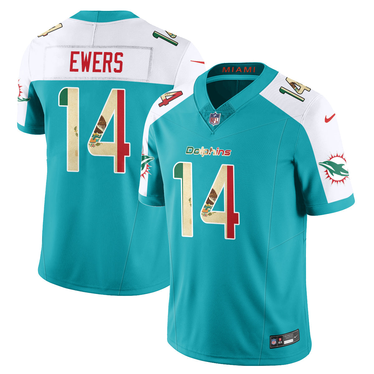 MIA Mexico Vapor Limited Jersey - All Stitched