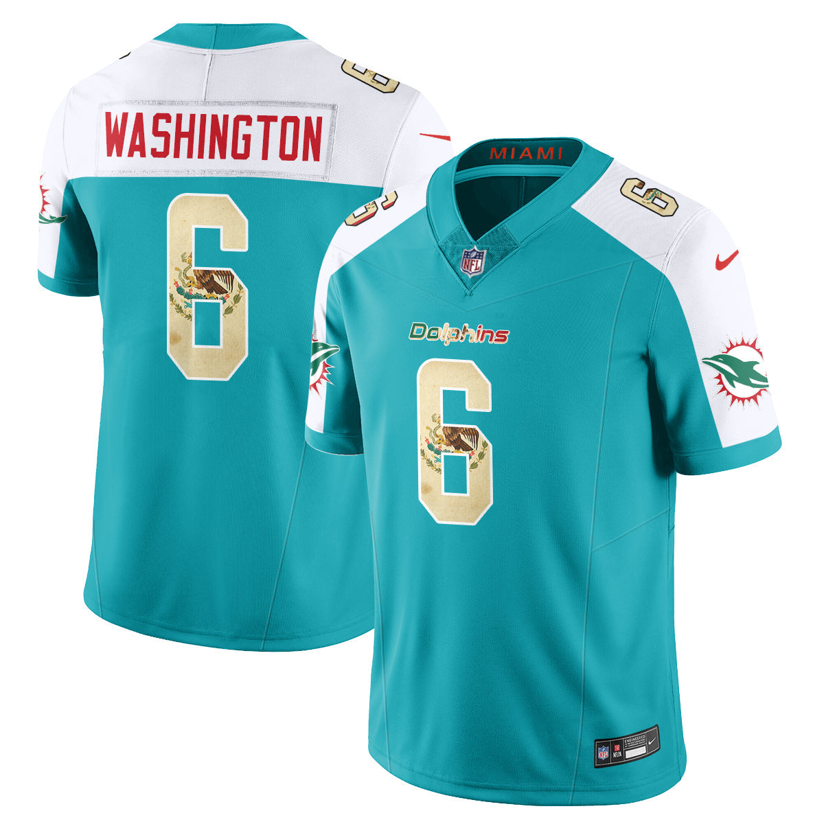 MIA Mexico Vapor Limited Jersey - All Stitched