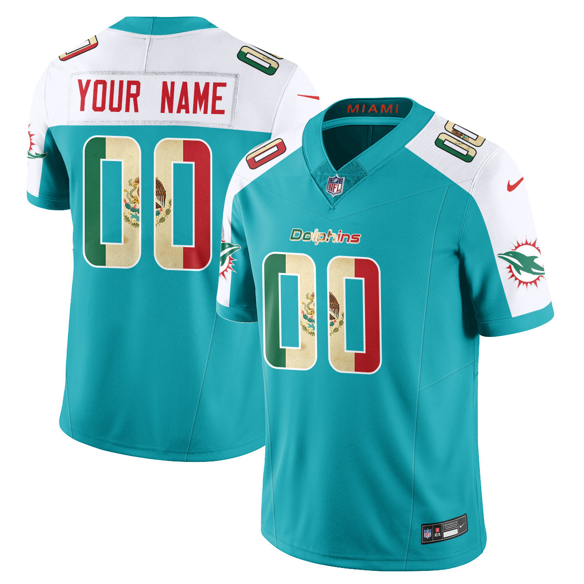 Custom MIA Mexico Vapor Limited Jersey