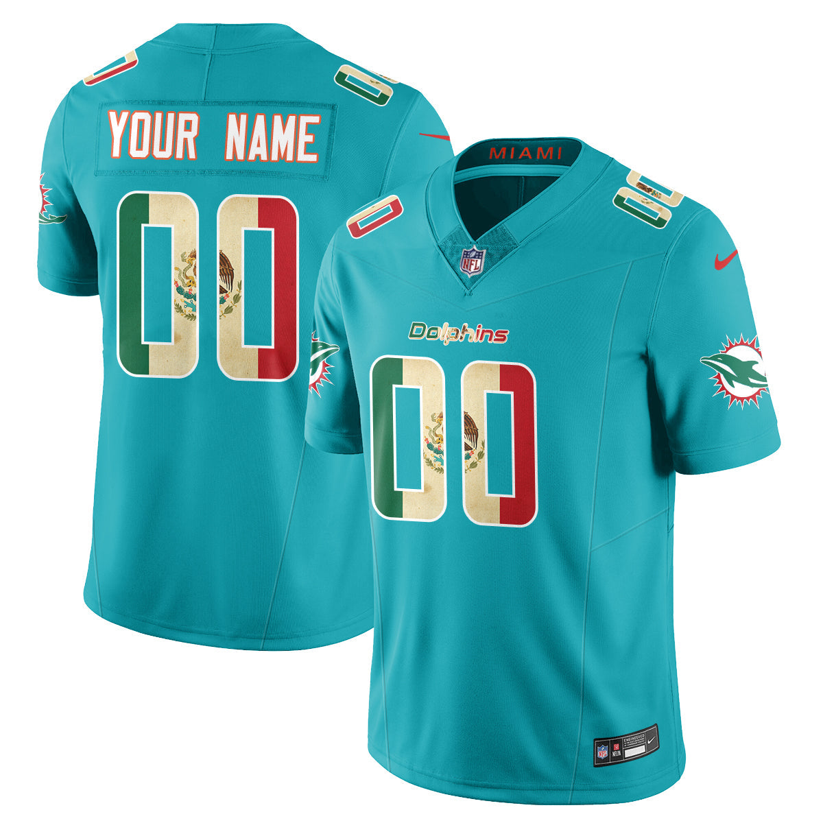Custom MIA Mexico Vapor Limited Jersey