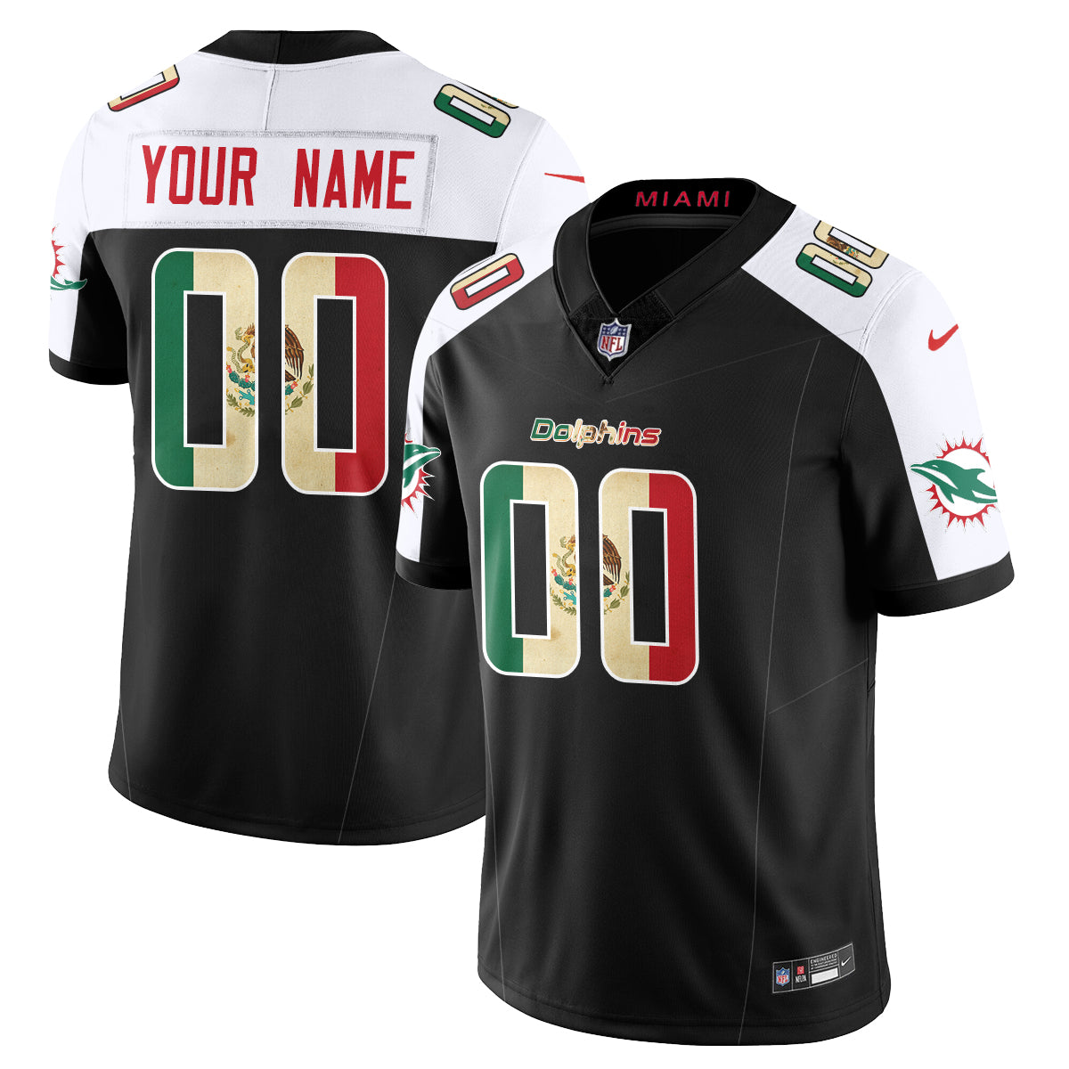 Custom MIA Mexico Vapor Limited Jersey