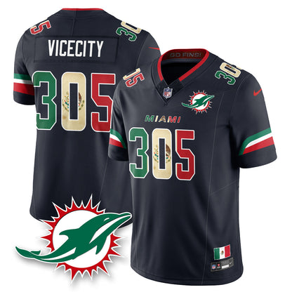 MIA Mexico Vapor Limited Jersey - All Stitched