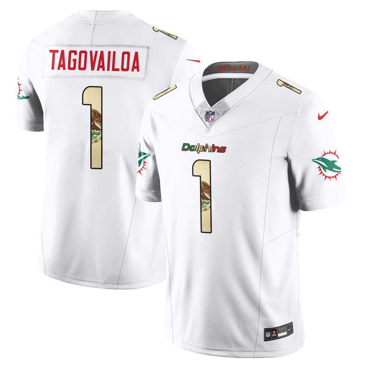 MIA Mexico Vapor Limited Jersey - All Stitched