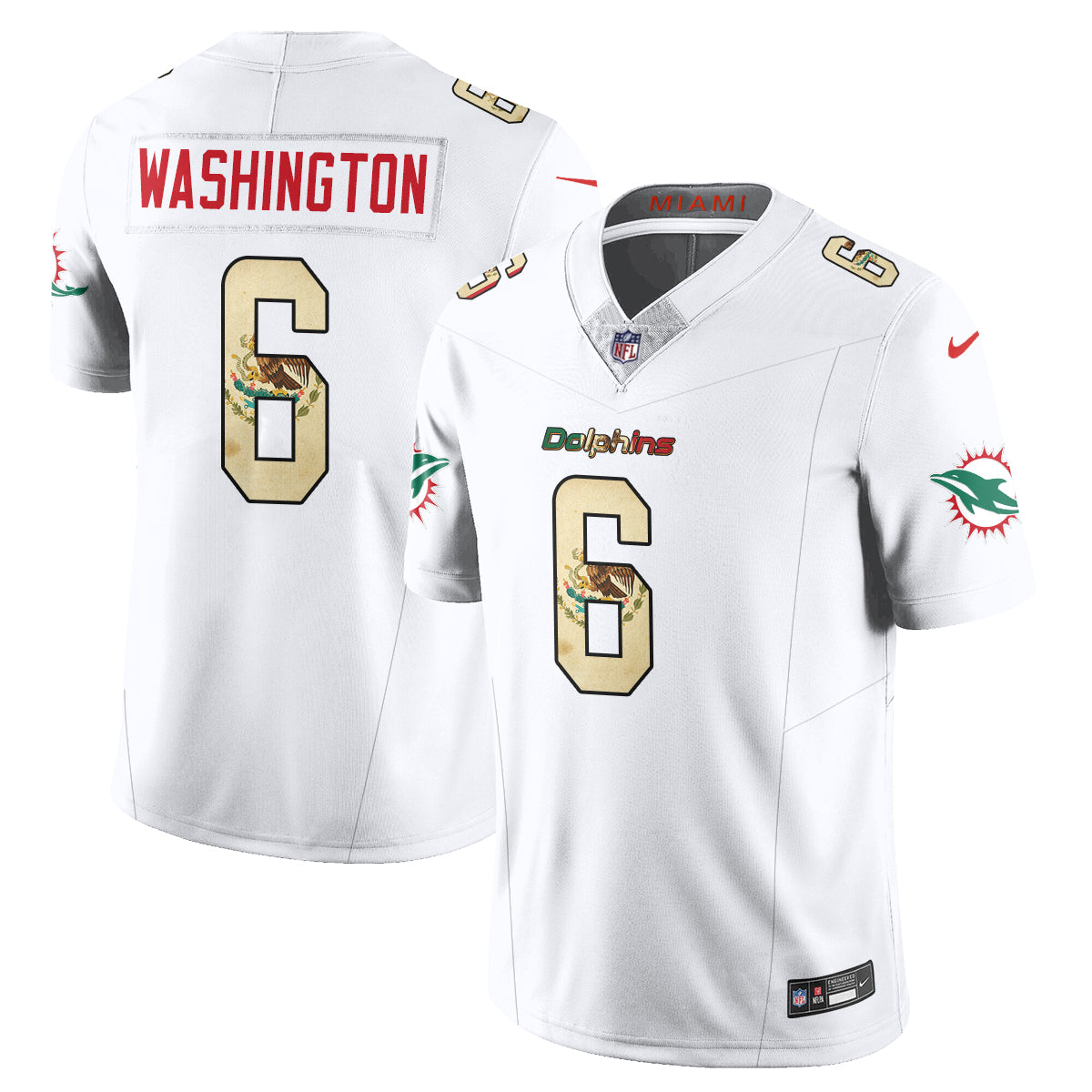 MIA Mexico Vapor Limited Jersey - All Stitched