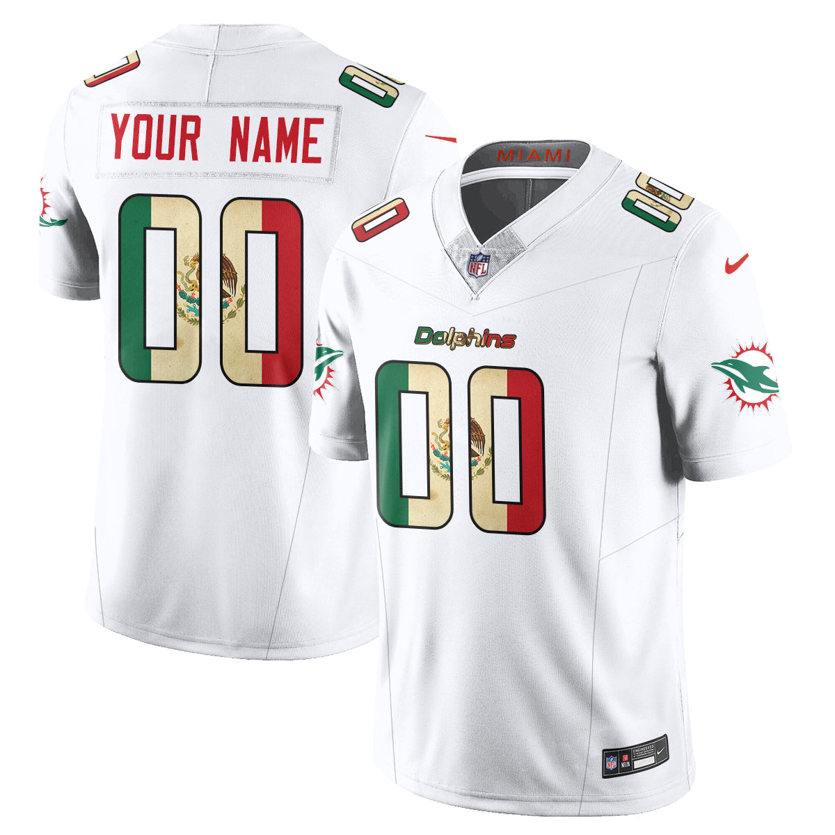 Custom MIA Mexico Vapor Limited Jersey