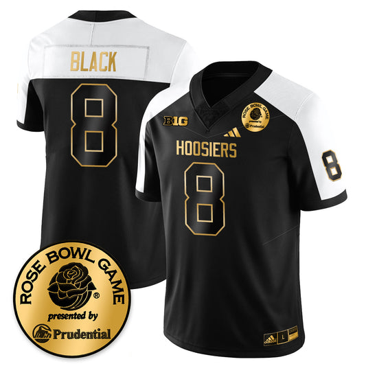 Indiana Hoosiers Vapor Limited Football Gold Jersey - Rose Bowl - All Stitched