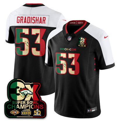 DEN Mexico Vapor Limited Jersey - All Stitched