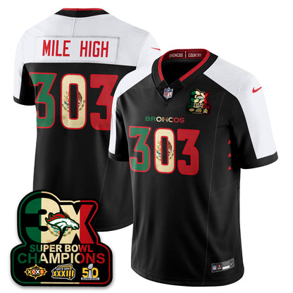 DEN Mexico Vapor Limited Jersey - All Stitched