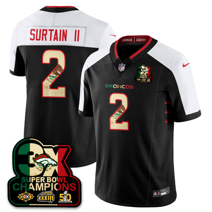 DEN Mexico Vapor Limited Jersey - All Stitched