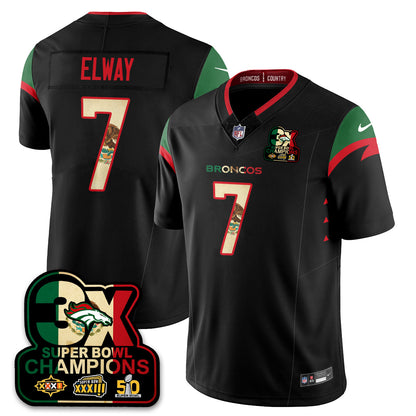 DEN Mexico Vapor Limited Jersey - All Stitched